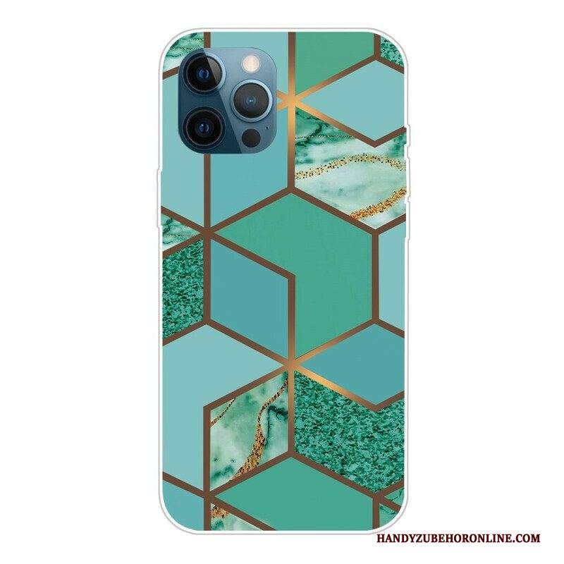 Cover iPhone 13 Pro Geometria Del Marmo