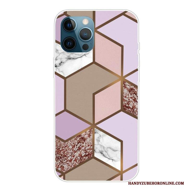 Cover iPhone 13 Pro Geometria Del Marmo