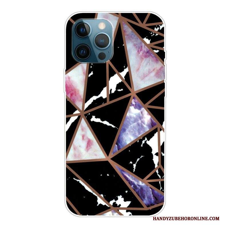 Cover iPhone 13 Pro Marmo Geometrico Variabile