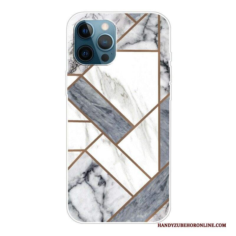 Cover iPhone 13 Pro Marmo Geometrico Variabile