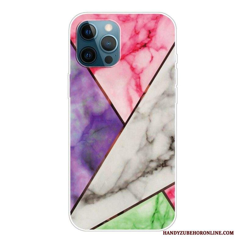 Cover iPhone 13 Pro Marmo Geometrico Variabile