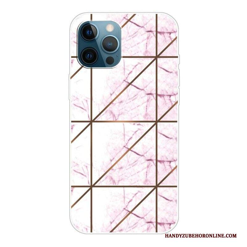 Cover iPhone 13 Pro Marmo Geometrico Variabile