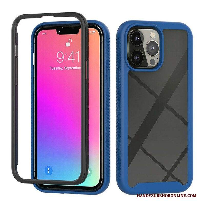 Cover iPhone 13 Pro Max Bordi In Silicone Dal Design Ibrido