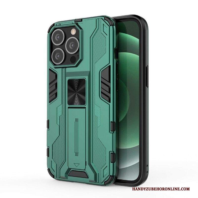 Cover iPhone 13 Pro Max Linguetta Orizzontale/verticale Resistente