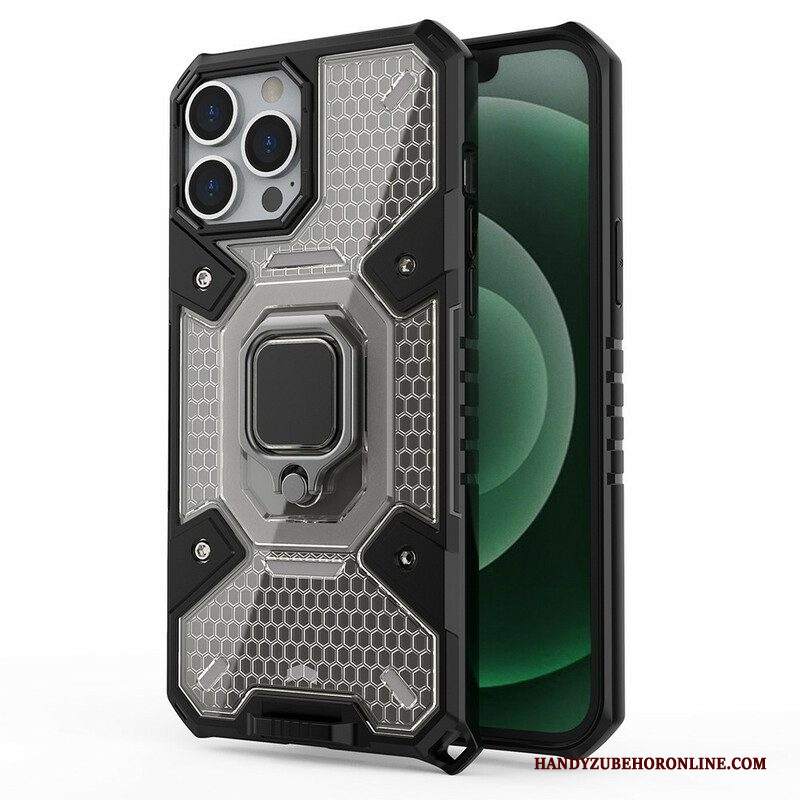 Cover iPhone 13 Pro Max Nido D'ape Con Anello