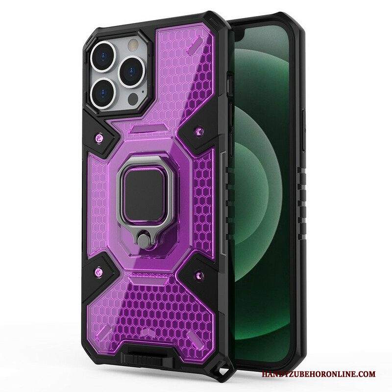 Cover iPhone 13 Pro Max Nido D'ape Con Anello