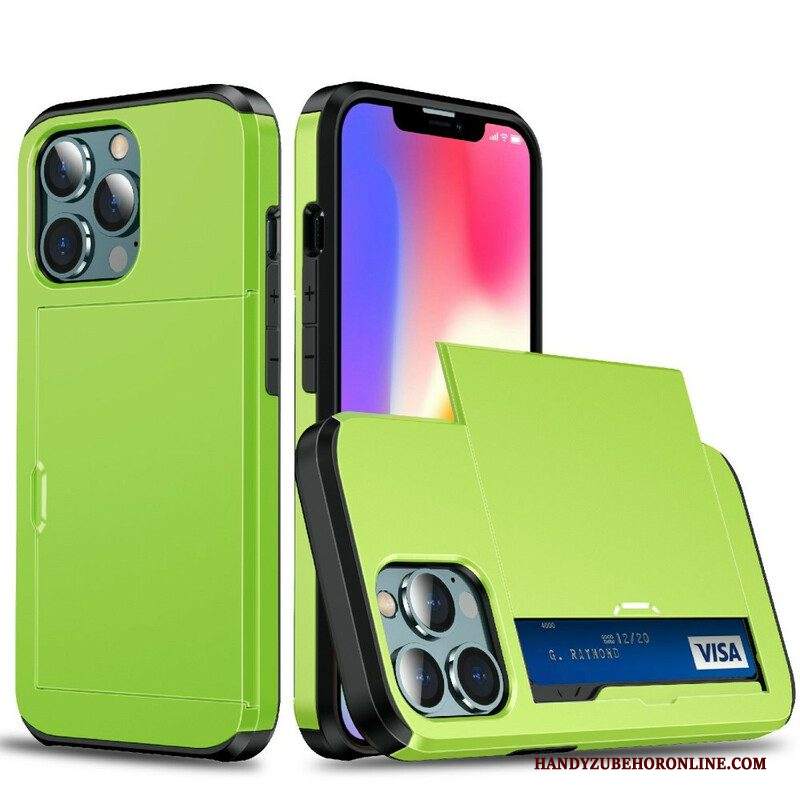 Cover iPhone 13 Pro Max Portacarte Con Cerniera