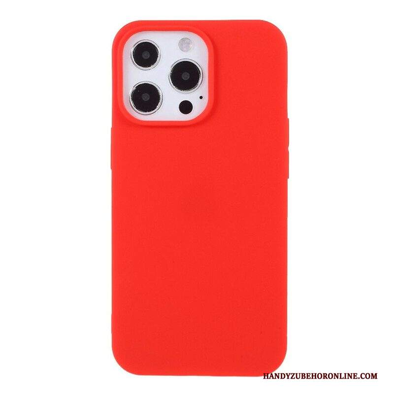 Cover iPhone 13 Pro Max Silicone Flessibile Opaco