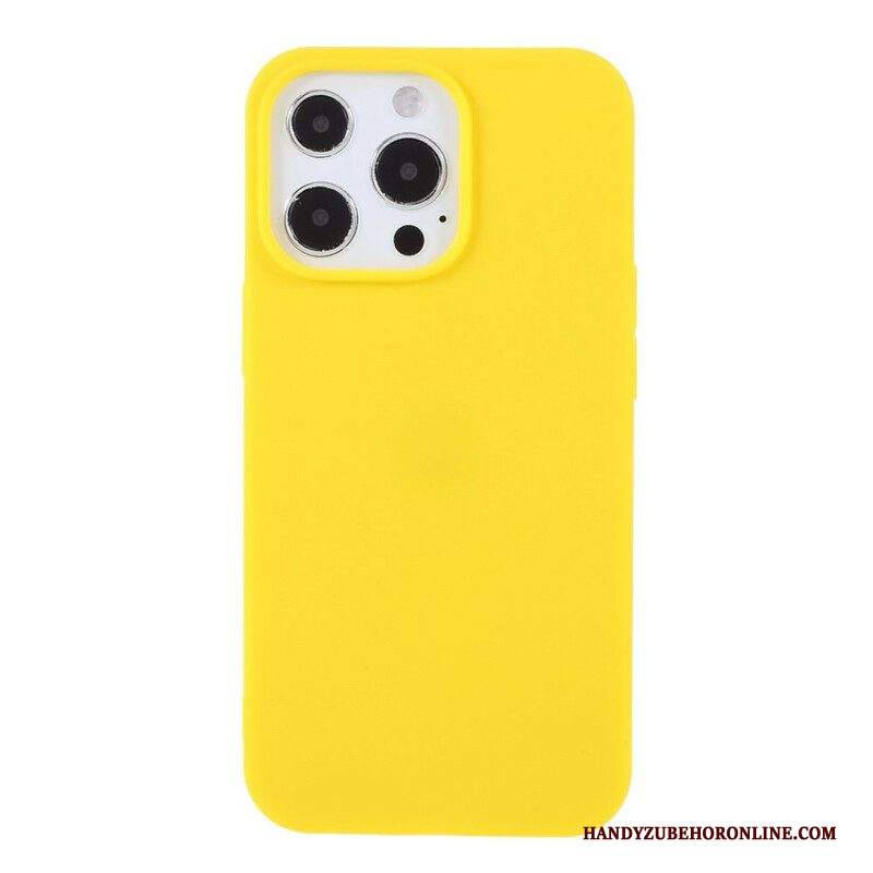 Cover iPhone 13 Pro Max Silicone Flessibile Opaco