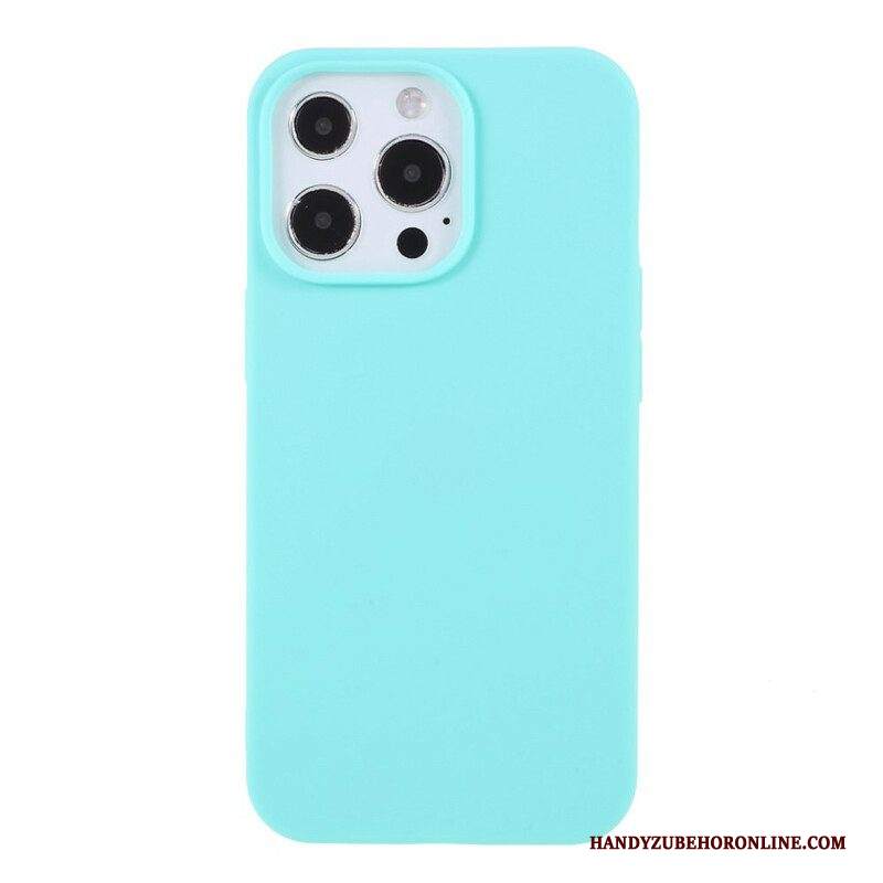 Cover iPhone 13 Pro Max Silicone Flessibile Opaco