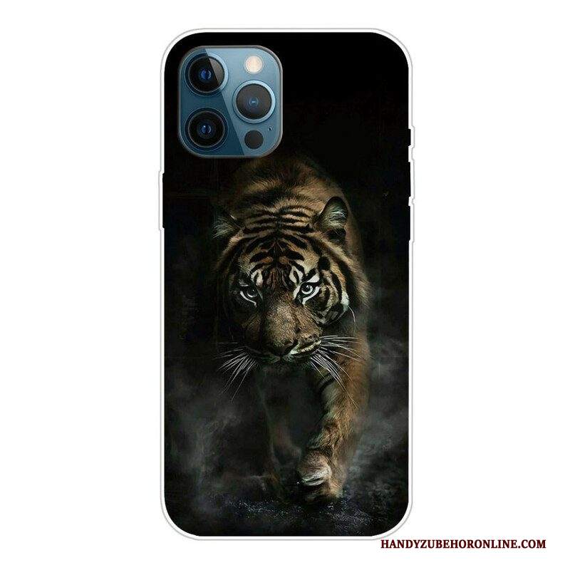 Cover iPhone 13 Pro Max Tigre Flessibile