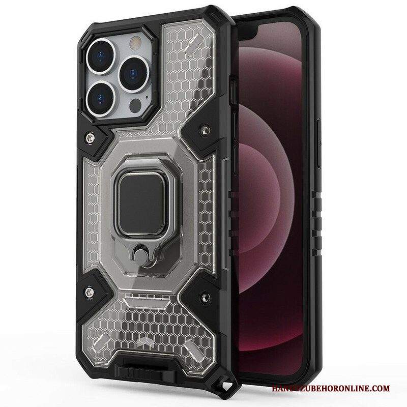 Cover iPhone 13 Pro Nido D'ape Con Anello