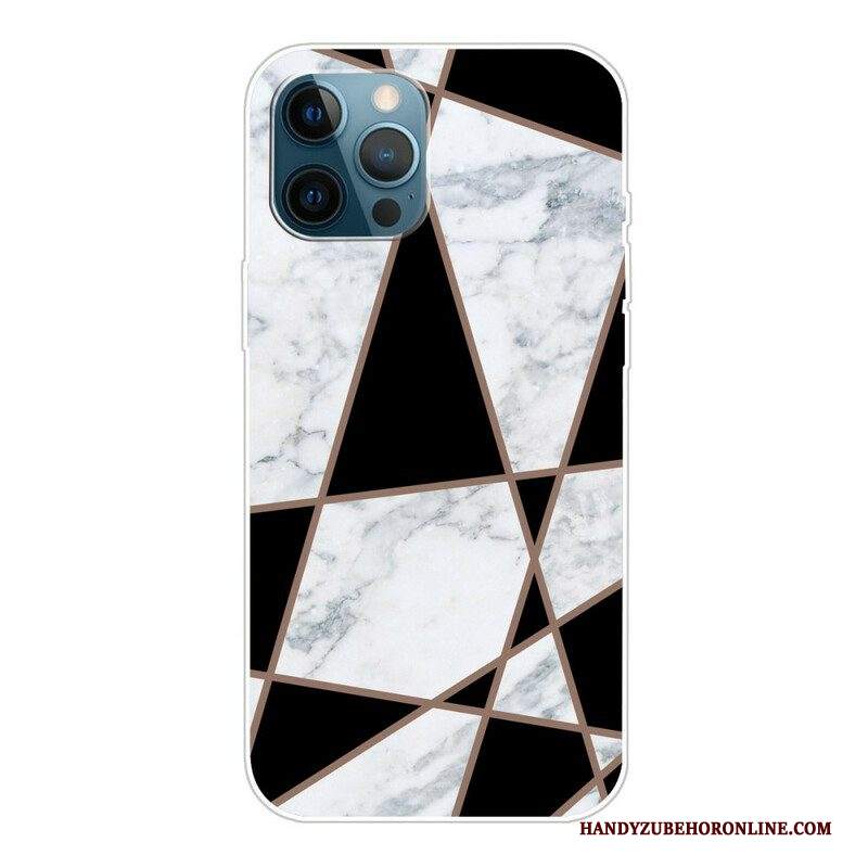 Cover iPhone 13 Pro Rifiuta Il Marmo Geometrico