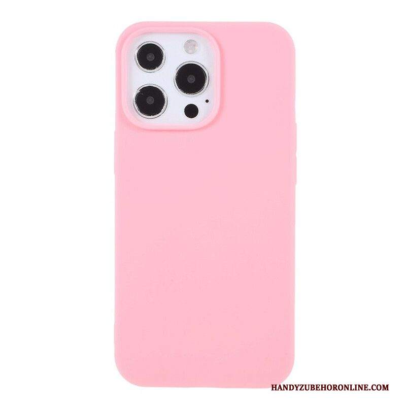 Cover iPhone 13 Pro Silicone Flessibile Opaco