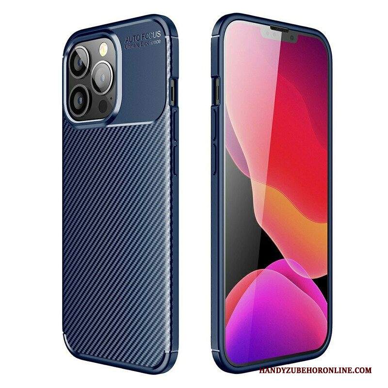 Cover iPhone 13 Pro Struttura Flessibile In Fibra Di Carbonio