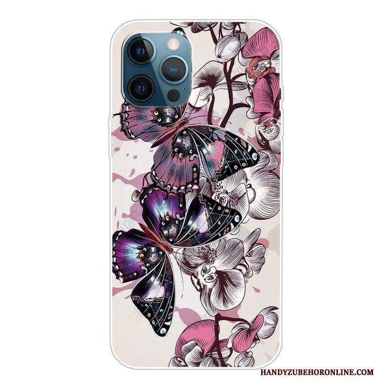 Cover iPhone 13 Pro Variazione Farfalle