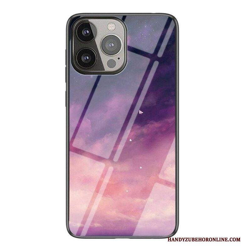 Cover iPhone 13 Pro Vetro Temperato Cielo Stellato