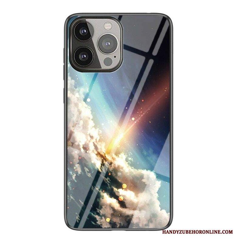 Cover iPhone 13 Pro Vetro Temperato Cielo Stellato