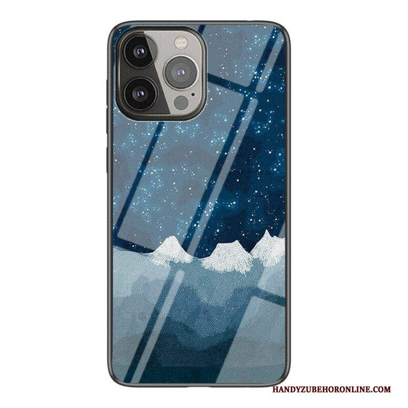 Cover iPhone 13 Pro Vetro Temperato Cielo Stellato