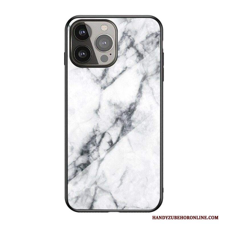 Cover iPhone 13 Pro Vetro Temperato Colori Marmo