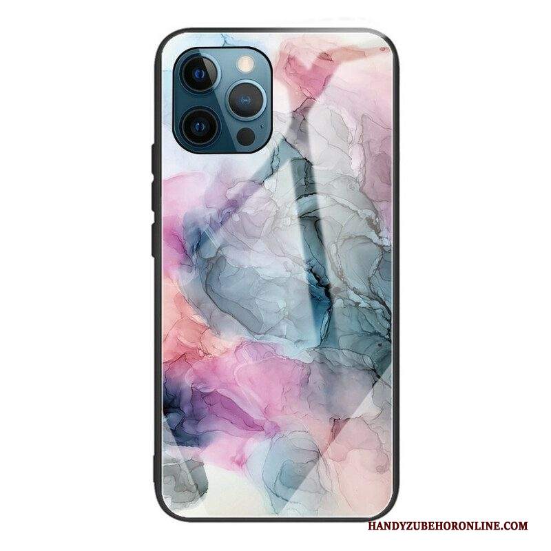 Cover iPhone 13 Pro Vetro Temperato In Marmo