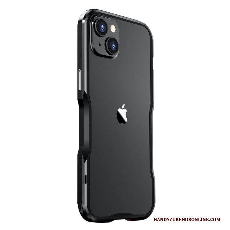 Cover iPhone 14 Design Ibrido In Alluminio