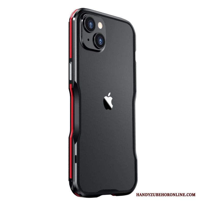 Cover iPhone 14 Design Ibrido In Alluminio