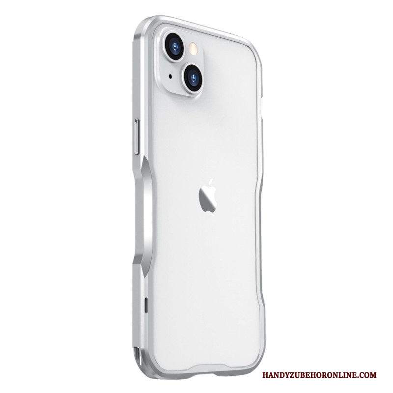 Cover iPhone 14 Design Ibrido In Alluminio