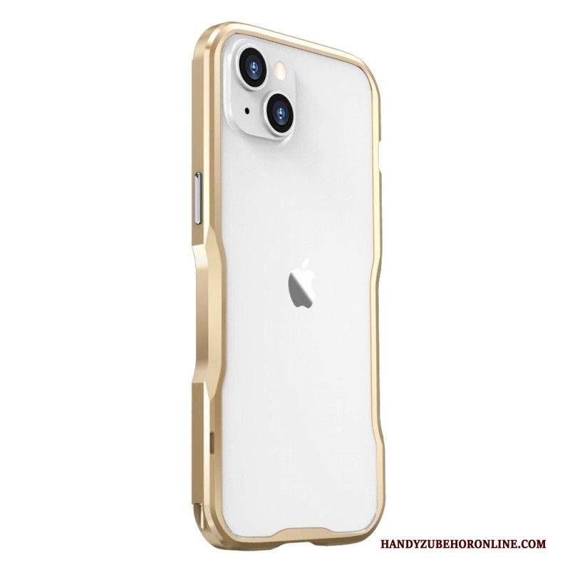 Cover iPhone 14 Design Ibrido In Alluminio