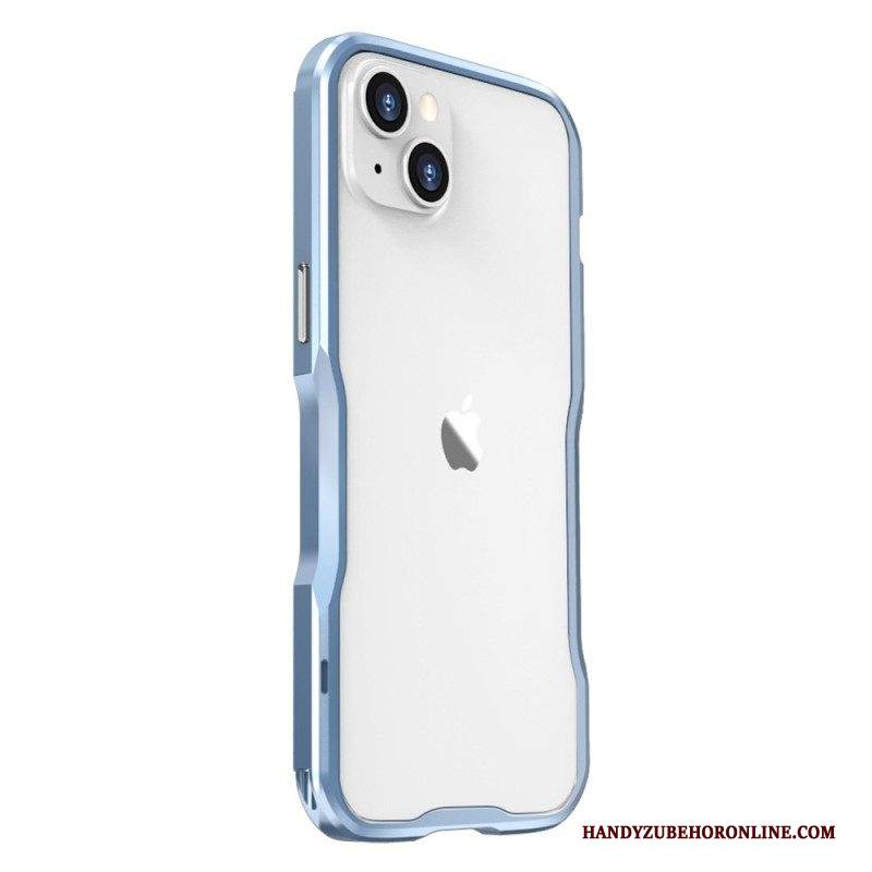 Cover iPhone 14 Design Ibrido In Alluminio