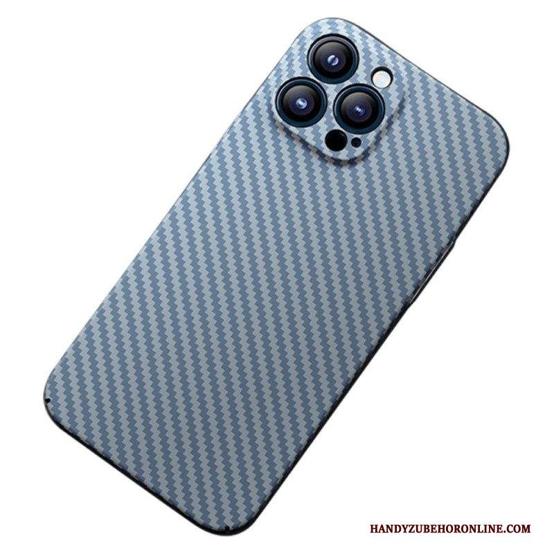 Cover iPhone 14 Design In Fibra Di Carbonio