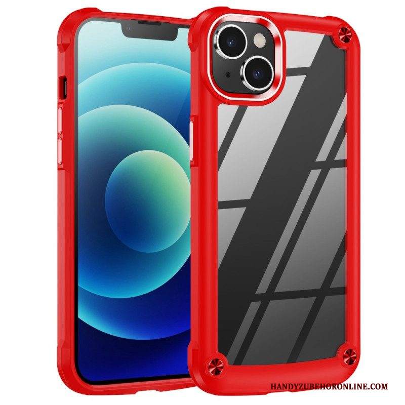 Cover iPhone 14 Lega Di Alluminio Trasparente