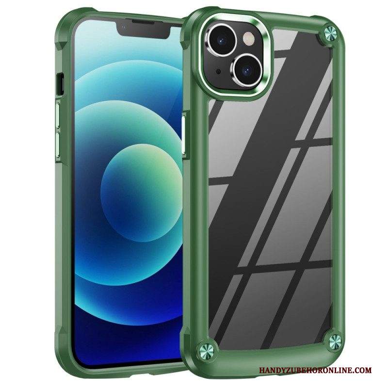 Cover iPhone 14 Lega Di Alluminio Trasparente