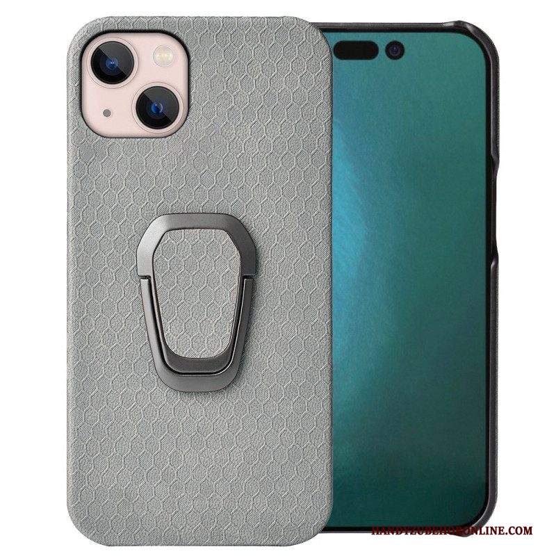 Cover iPhone 14 Nido D'ape Con Anello-supporto