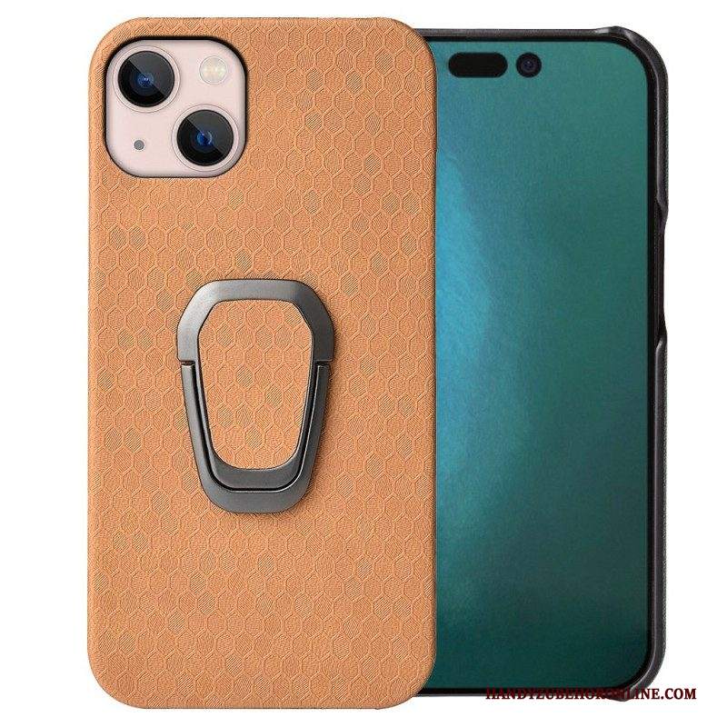 Cover iPhone 14 Nido D'ape Con Anello-supporto