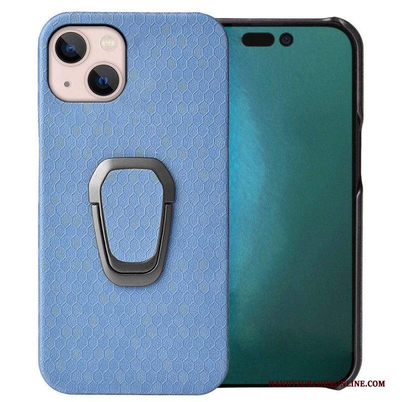 Cover iPhone 14 Nido D'ape Con Anello-supporto