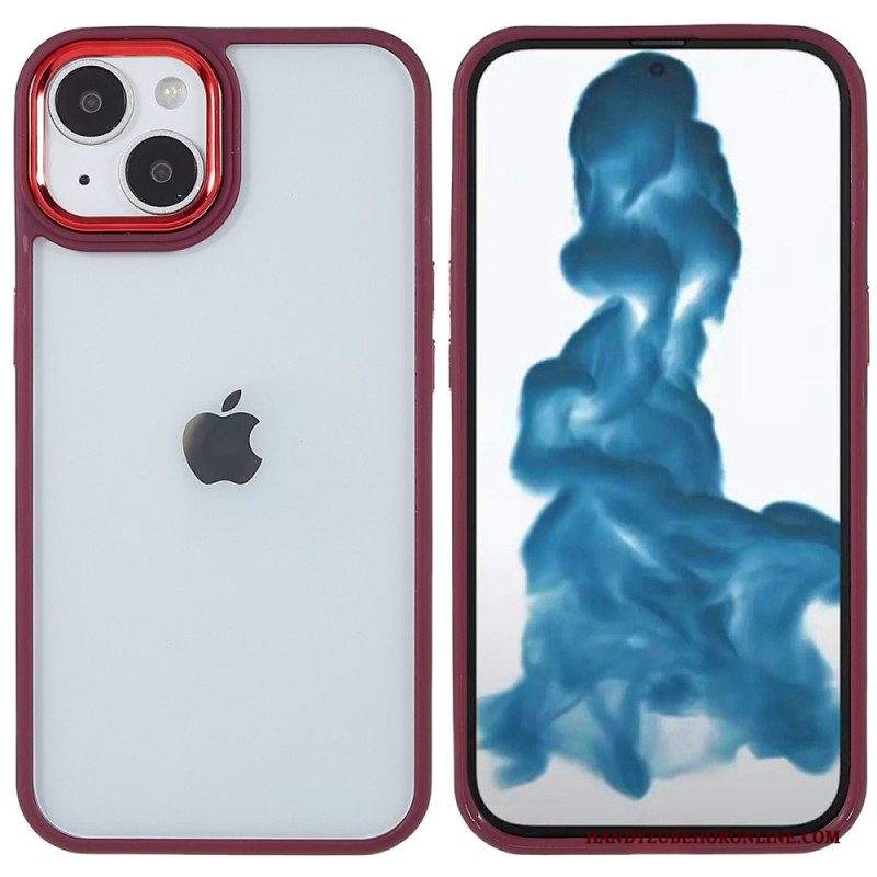 Cover iPhone 14 Plus Bordi In Silicone Acrilico