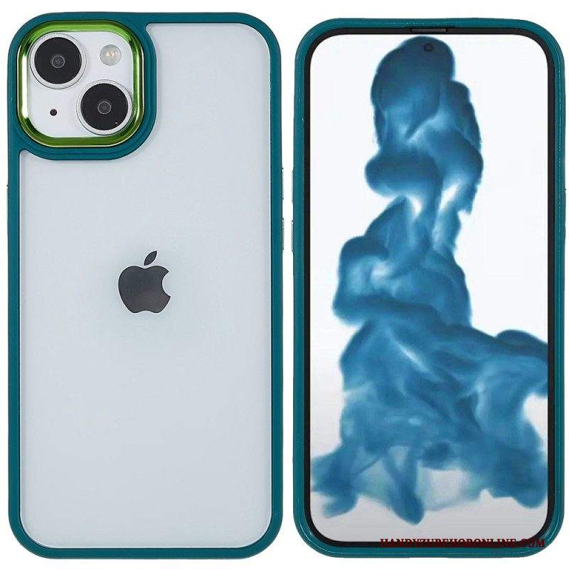 Cover iPhone 14 Plus Bordi In Silicone Acrilico