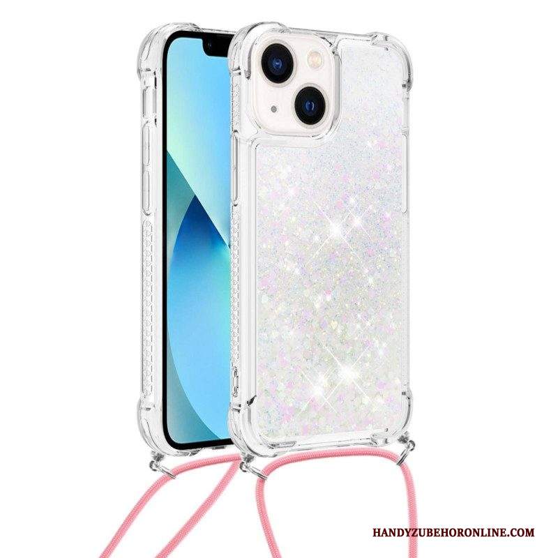 Cover iPhone 14 Plus Con Coulisse In Paillettes