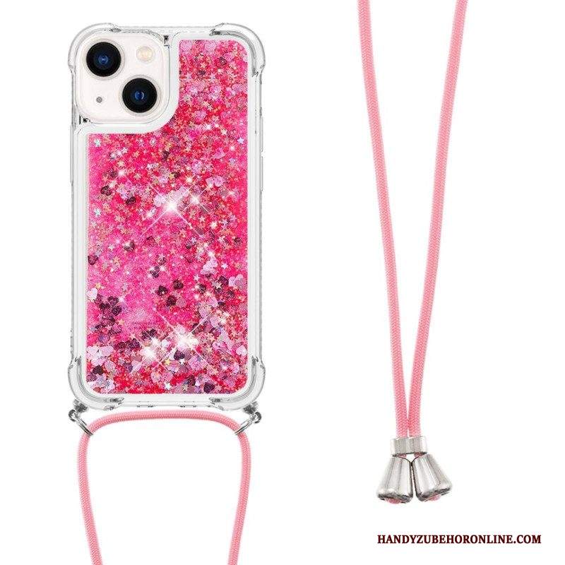 Cover iPhone 14 Plus Con Coulisse In Paillettes