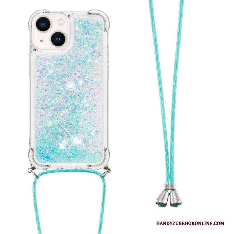 Cover iPhone 14 Plus Con Coulisse In Paillettes