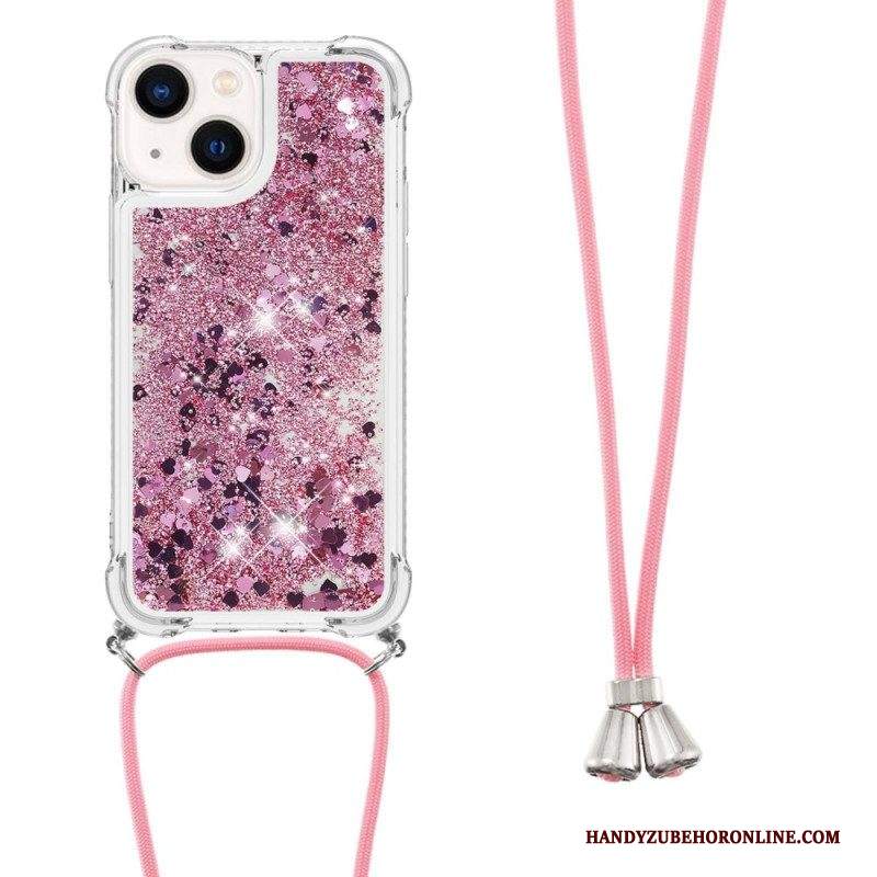 Cover iPhone 14 Plus Con Coulisse In Paillettes