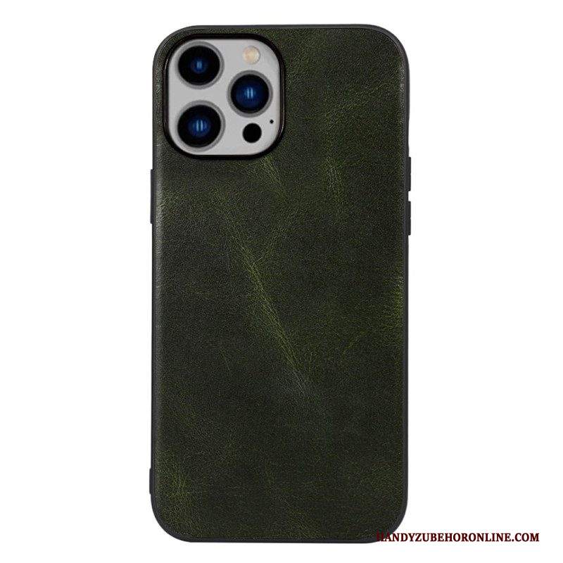 Cover iPhone 14 Plus Pelle Vera