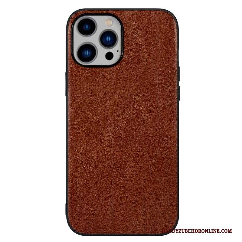 Cover iPhone 14 Plus Pelle Vera