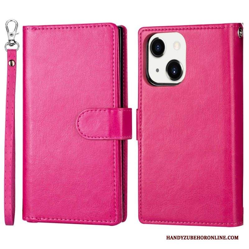 Cover iPhone 14 Plus Porta Carte 9 Staccabile