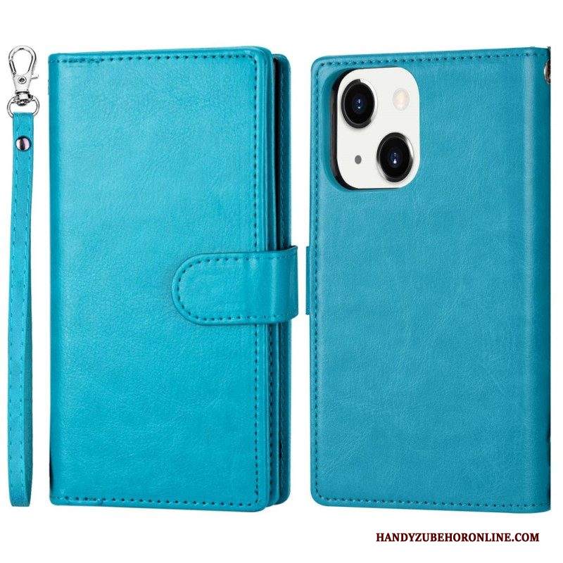 Cover iPhone 14 Plus Porta Carte 9 Staccabile