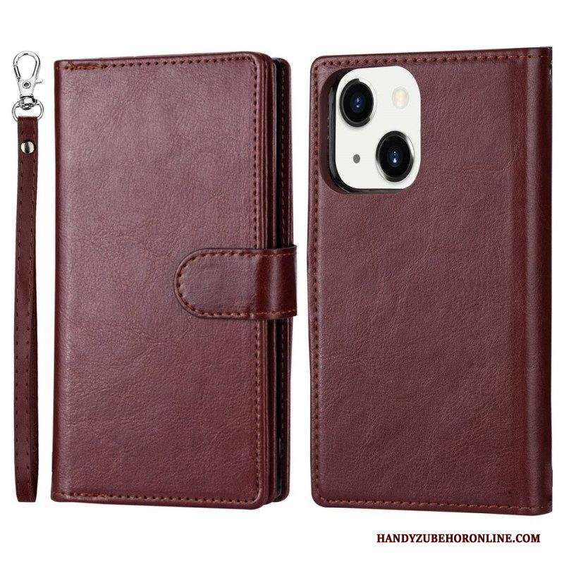 Cover iPhone 14 Plus Porta Carte 9 Staccabile