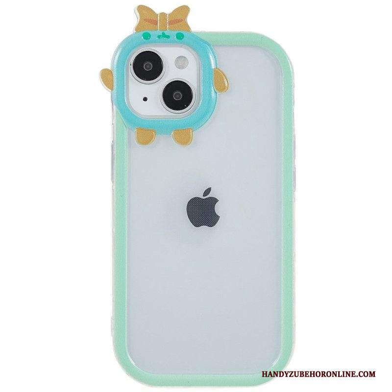 Cover iPhone 14 Plus Protezione Per Lenti Trasparente E Divertente