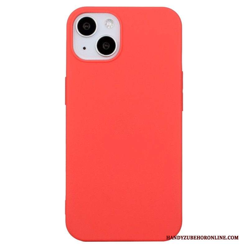 Cover iPhone 14 Plus Silicone Opaco Singolo