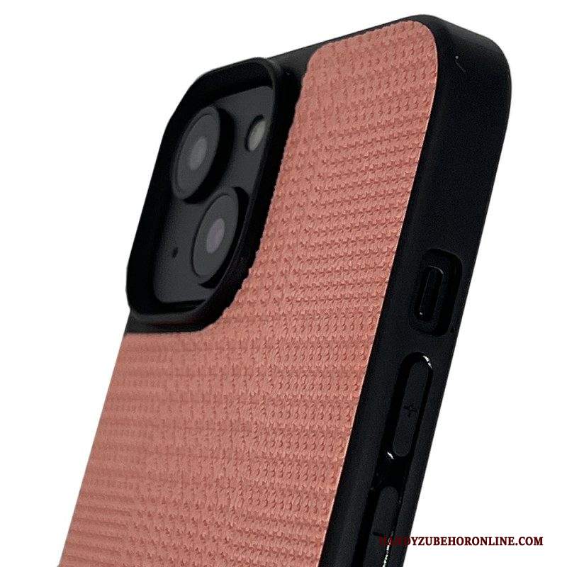 Cover iPhone 14 Plus Stile Tessuto Vili